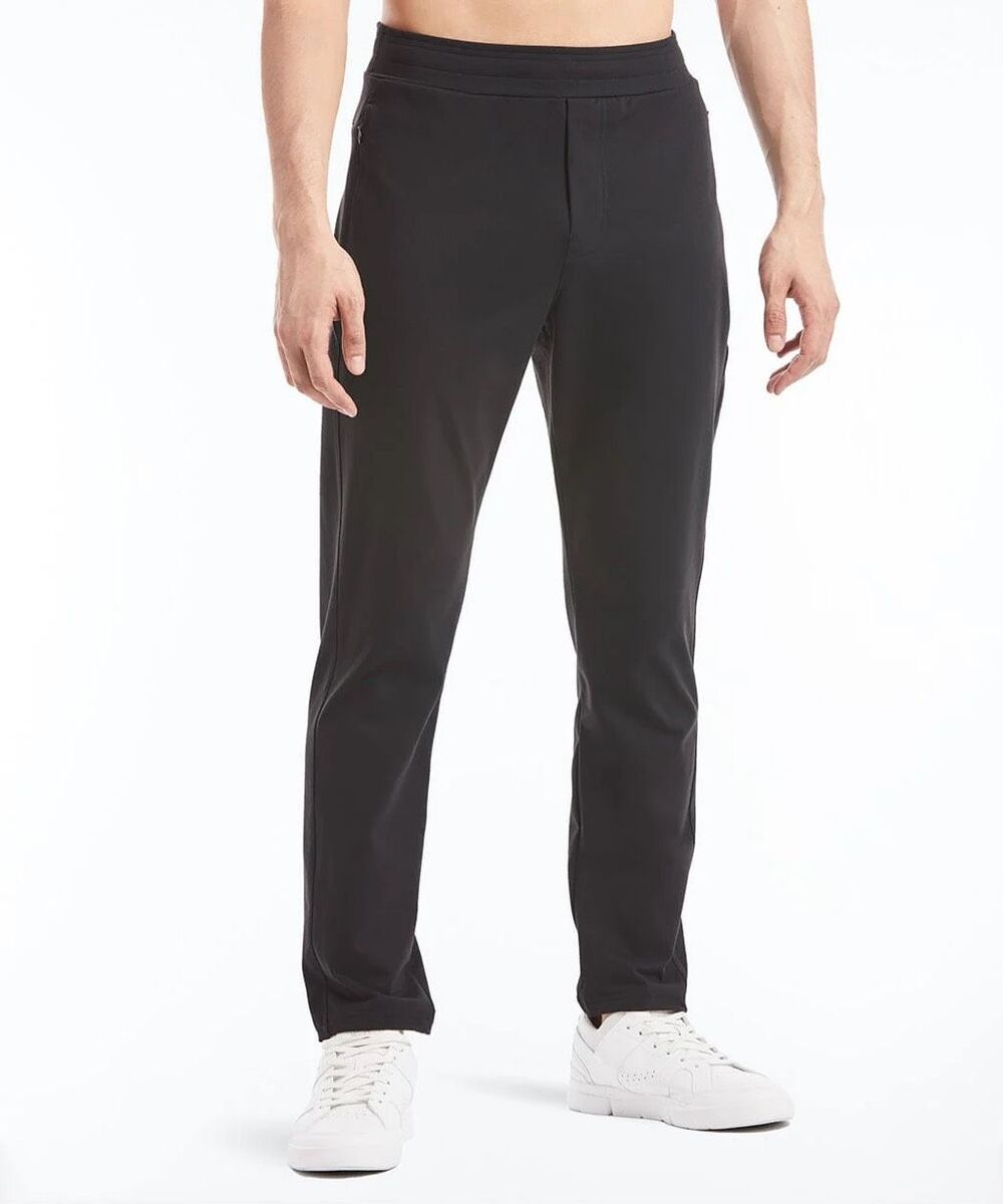 Public Rec Gamechanger Pants Men 30 x 28 Black Taper Stretch Jogger Sweatpants